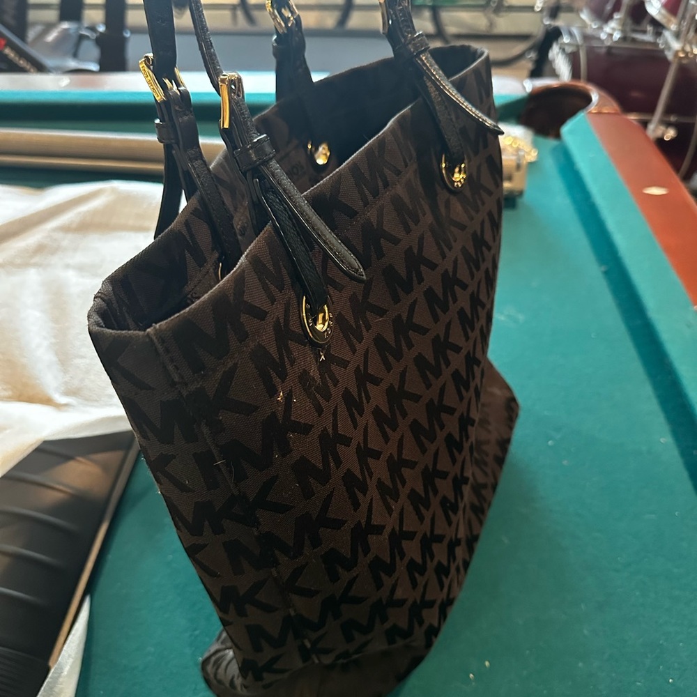 Michael Kors Black Monogram Tote